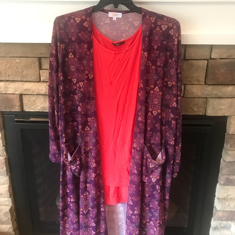Lularoe NWT Sarah cardigan XL
